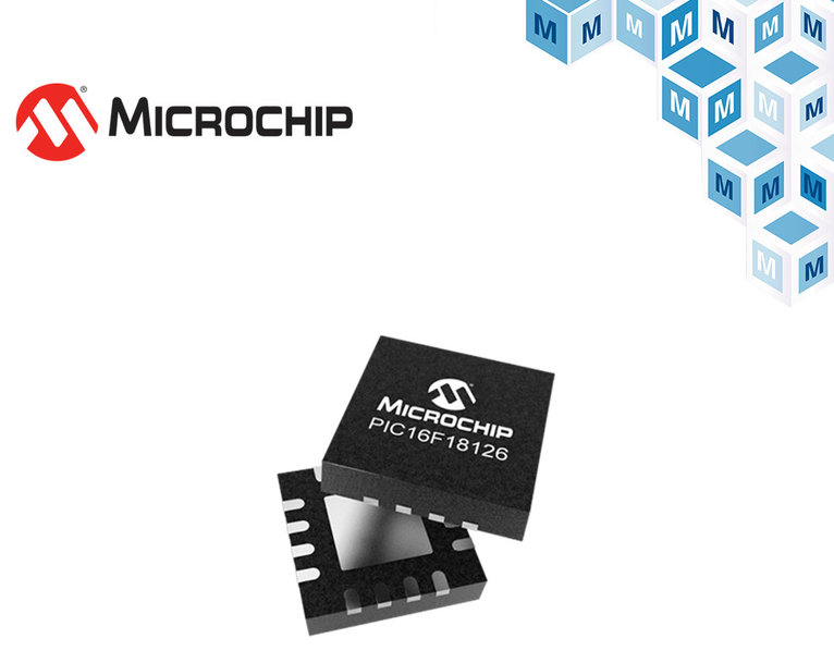 Ya disponible en Mouser: MCU PIC16F18x de Microchip optimizadas para aplicaciones de nodos sensores
